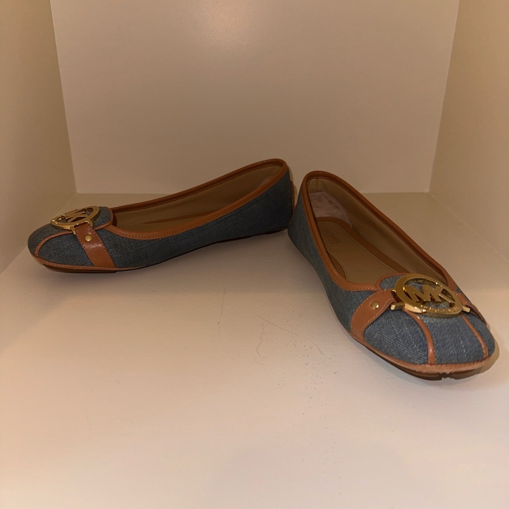 MICHAEL KORS denim flats